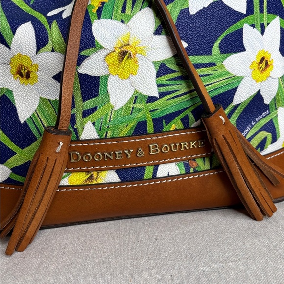 Dooney & Bourke Blue Daffodil Bucket Bag with Pouch - Picture 4 of 13